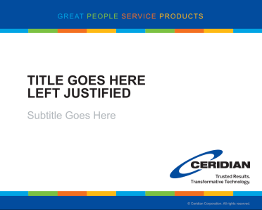 CERIDIAN PPT
